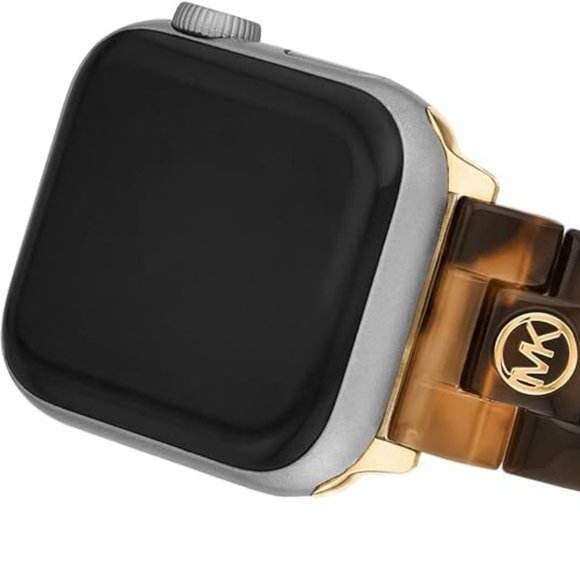 Michael Kors Tortoiseshell Pattern 20mm Apple Watch Bracelet Watch Band - Picture 4 of 6